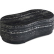 TOV Furniture Hades Black Faux Marble Indoor/Outdoor Concrete Coffee Table