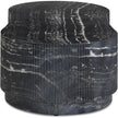 TOV Furniture Hades Black Faux Marble Indoor/Outdoor Concrete Coffee Table