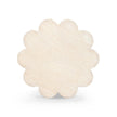 TOV Furniture Blossom Washed Faux Travertine Indoor/Outdoor Concrete Side Table