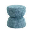TOV Furniture Tomlin Ruched Performance Fabric Game Ottoman