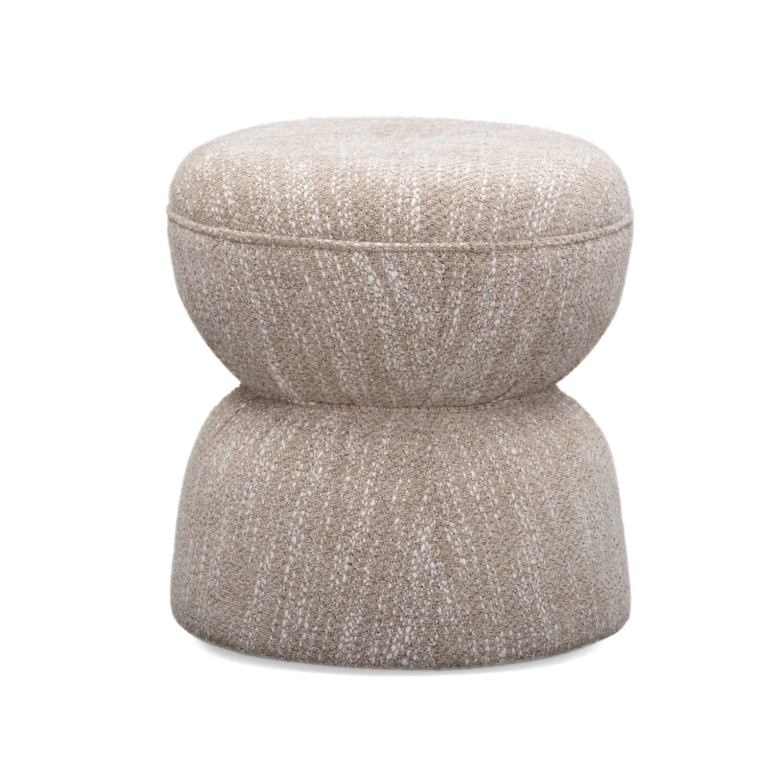 TOV Furniture Tomlin Ruched Performance Fabric Game Ottoman