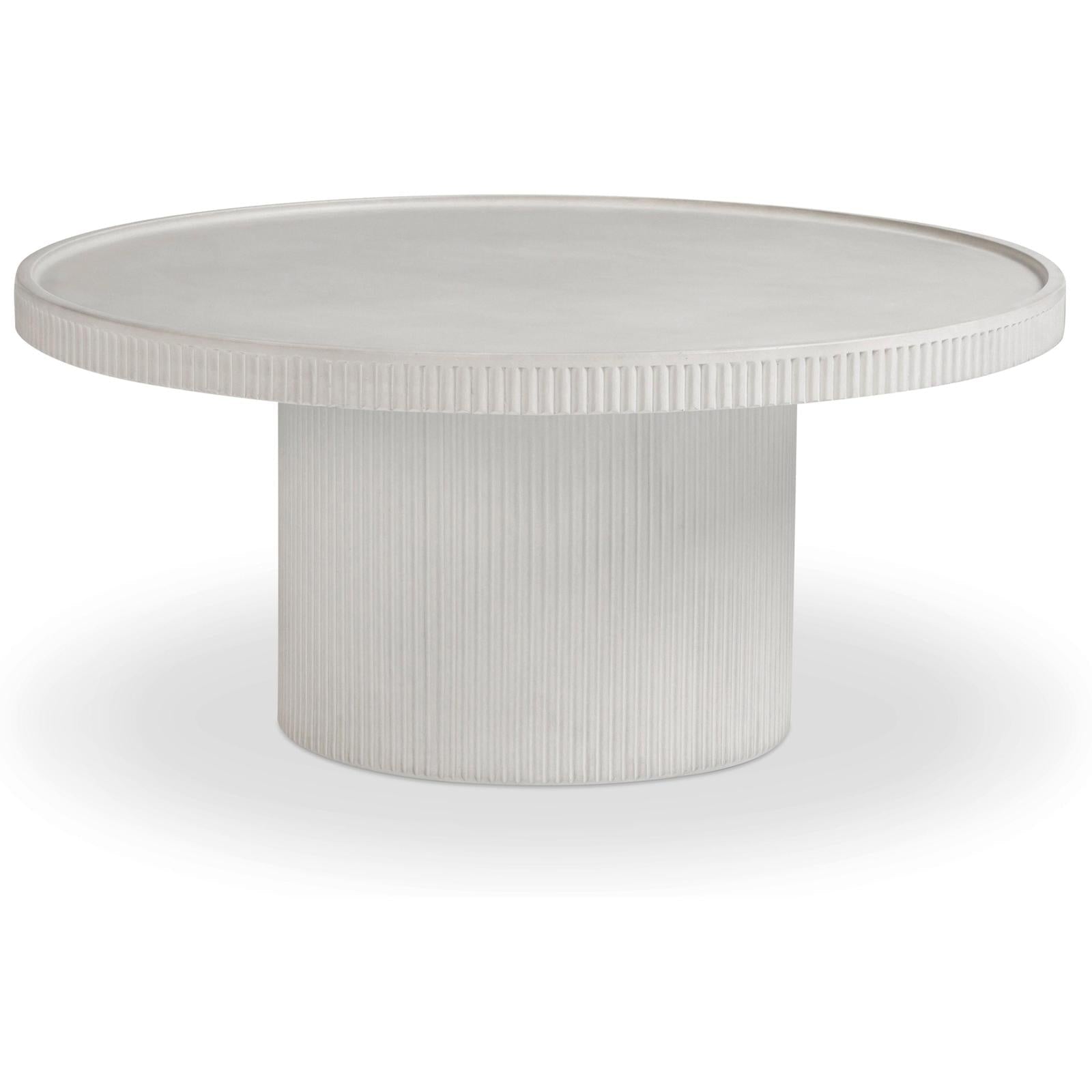 TOV Furniture Darcy Concrete Indoor/Outdoor Round Coffee Table