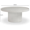 TOV Furniture Darcy Concrete Indoor/Outdoor Round Coffee Table