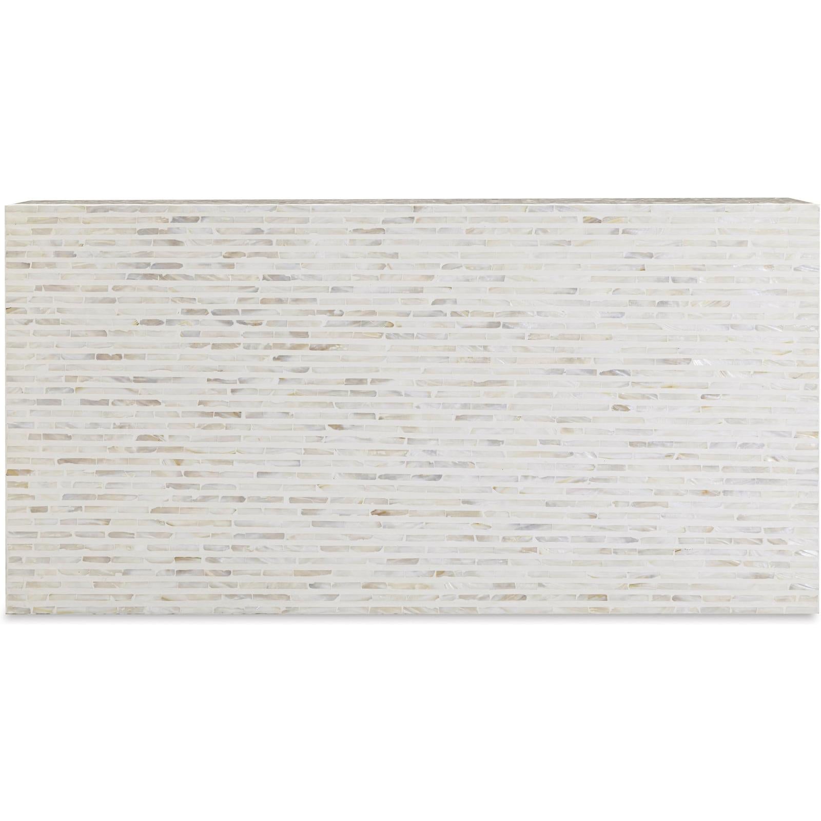 TOV Furniture Earl Shell Rectangular Coffee Table