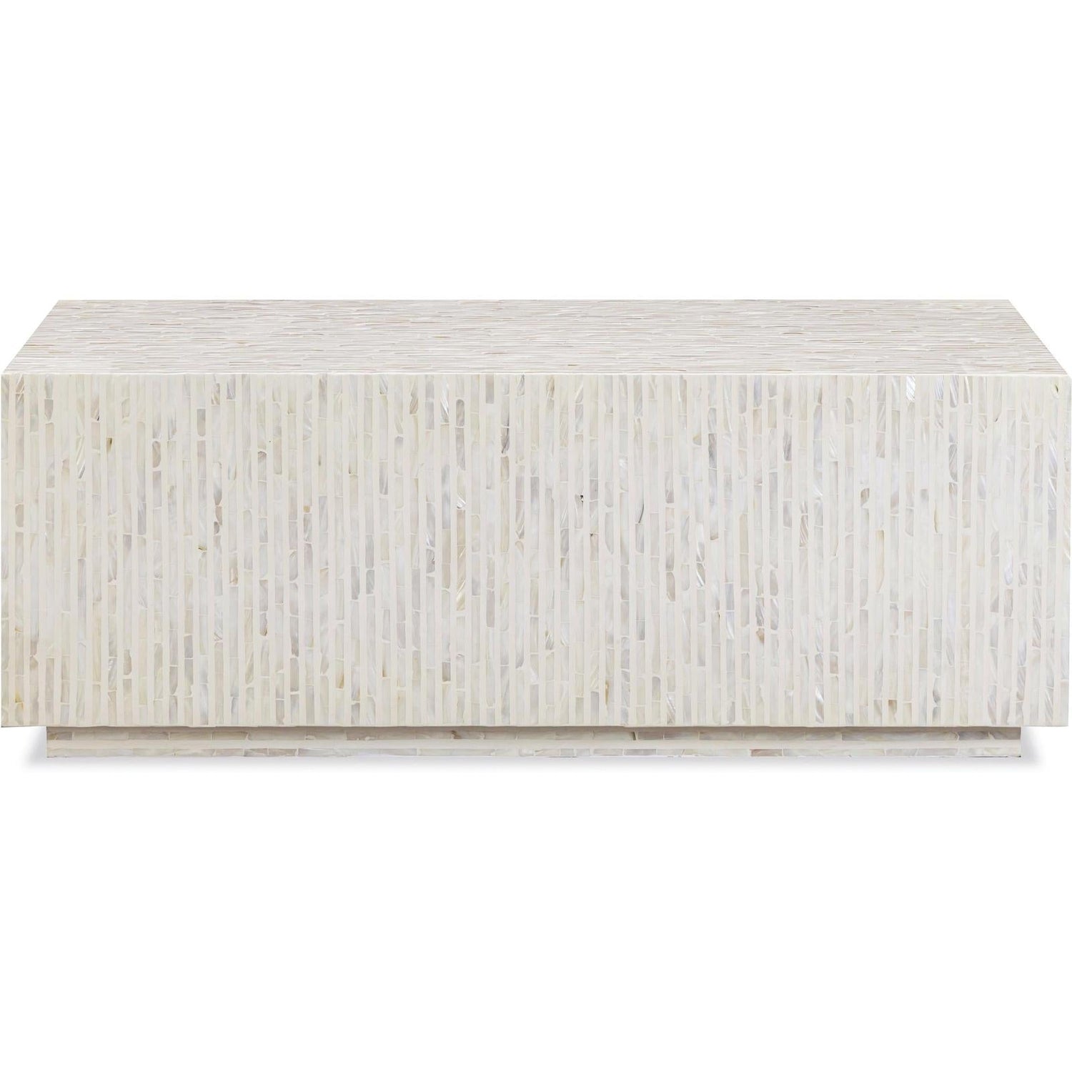 TOV Furniture Earl Shell Rectangular Coffee Table