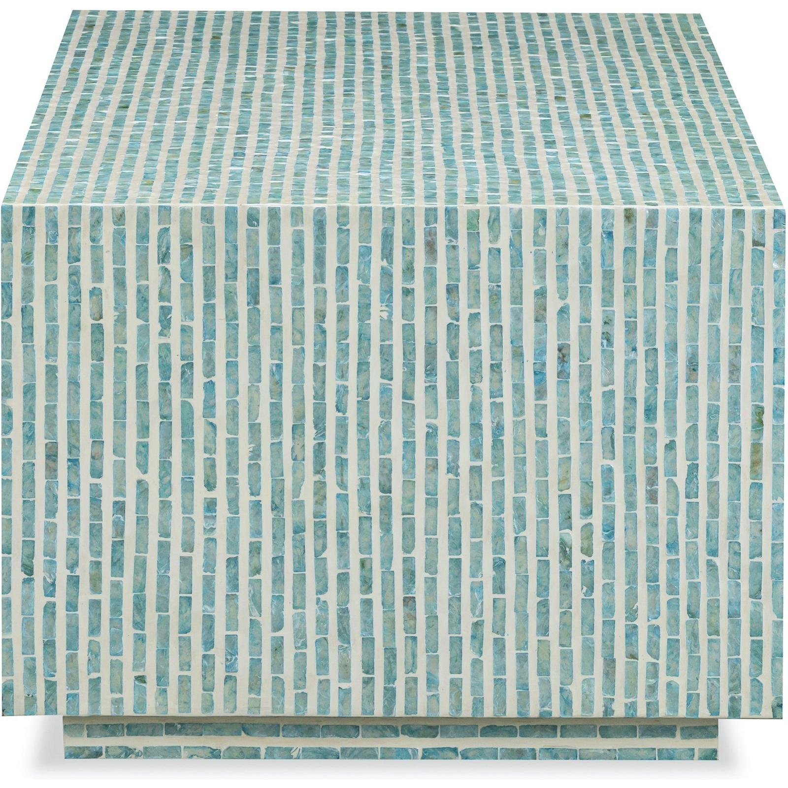 TOV Furniture Earl Shell Rectangular Coffee Table