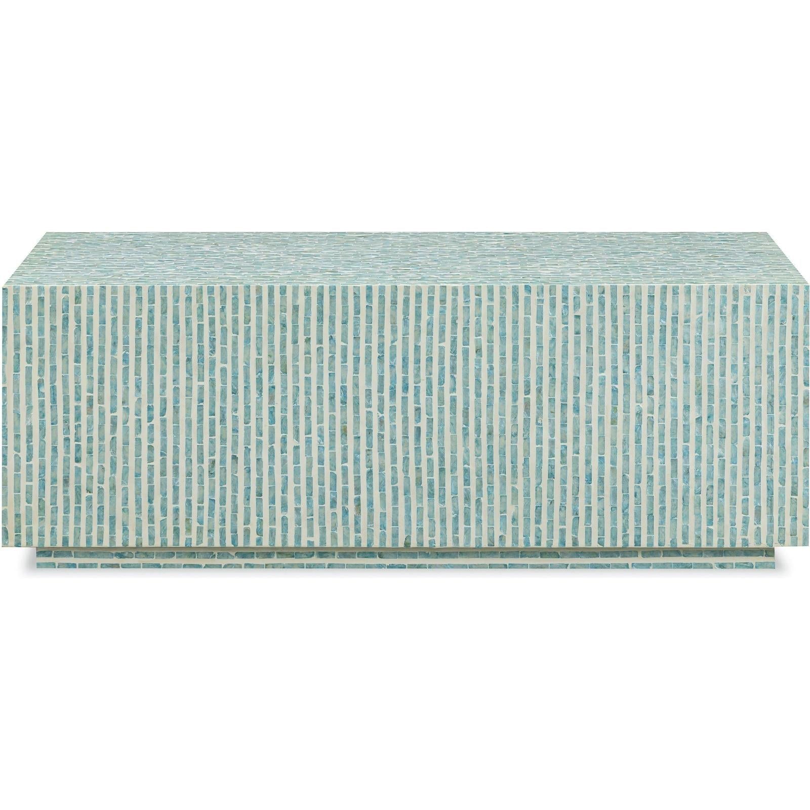 TOV Furniture Earl Shell Rectangular Coffee Table