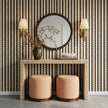 TOV Furniture Mona Natural Seagrass Console Table