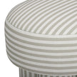 TOV Furniture Masha Striped Performance Linen Accent Stool