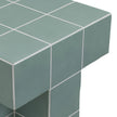 TOV Furniture Alma Tile Concrete Indoor/Outdoor Side Table