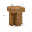 TOV Furniture Alma Tile Concrete Indoor/Outdoor Side Table