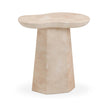 TOV Furniture Zaya Rose Faux Marble Indoor/Outdoor Concrete Side Table