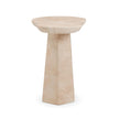 TOV Furniture Zaya Rose Faux Marble Indoor/Outdoor Concrete Side Table