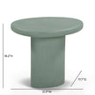 TOV Furniture Jade Concrete Indoor/Outdoor Side Table