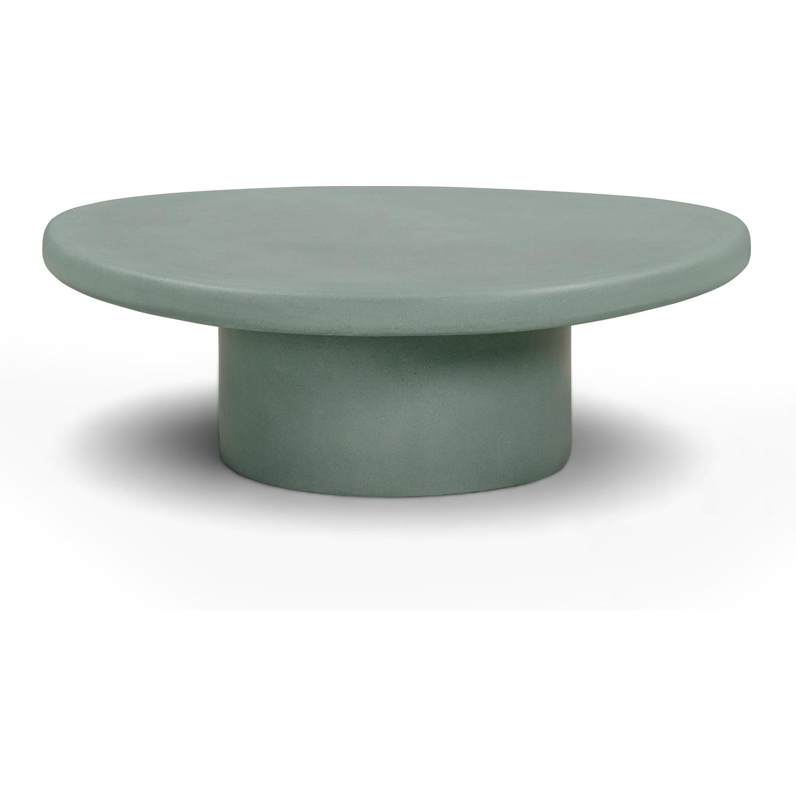 TOV Furniture Jade Concrete Indoor/Outdoor Coffee Table 