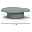TOV Furniture Jade Concrete Indoor/Outdoor Coffee Table 