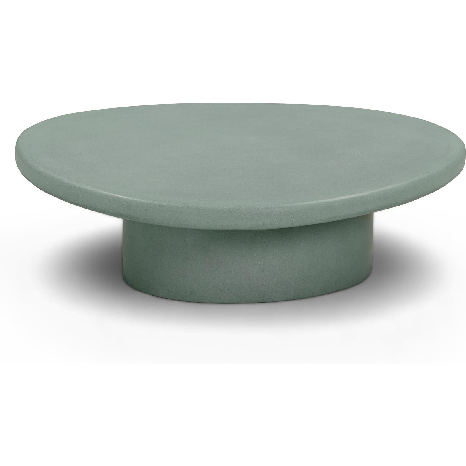 TOV Furniture Jade Concrete Indoor/Outdoor Coffee Table 