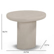 TOV Furniture Jade Concrete Indoor/Outdoor Side Table