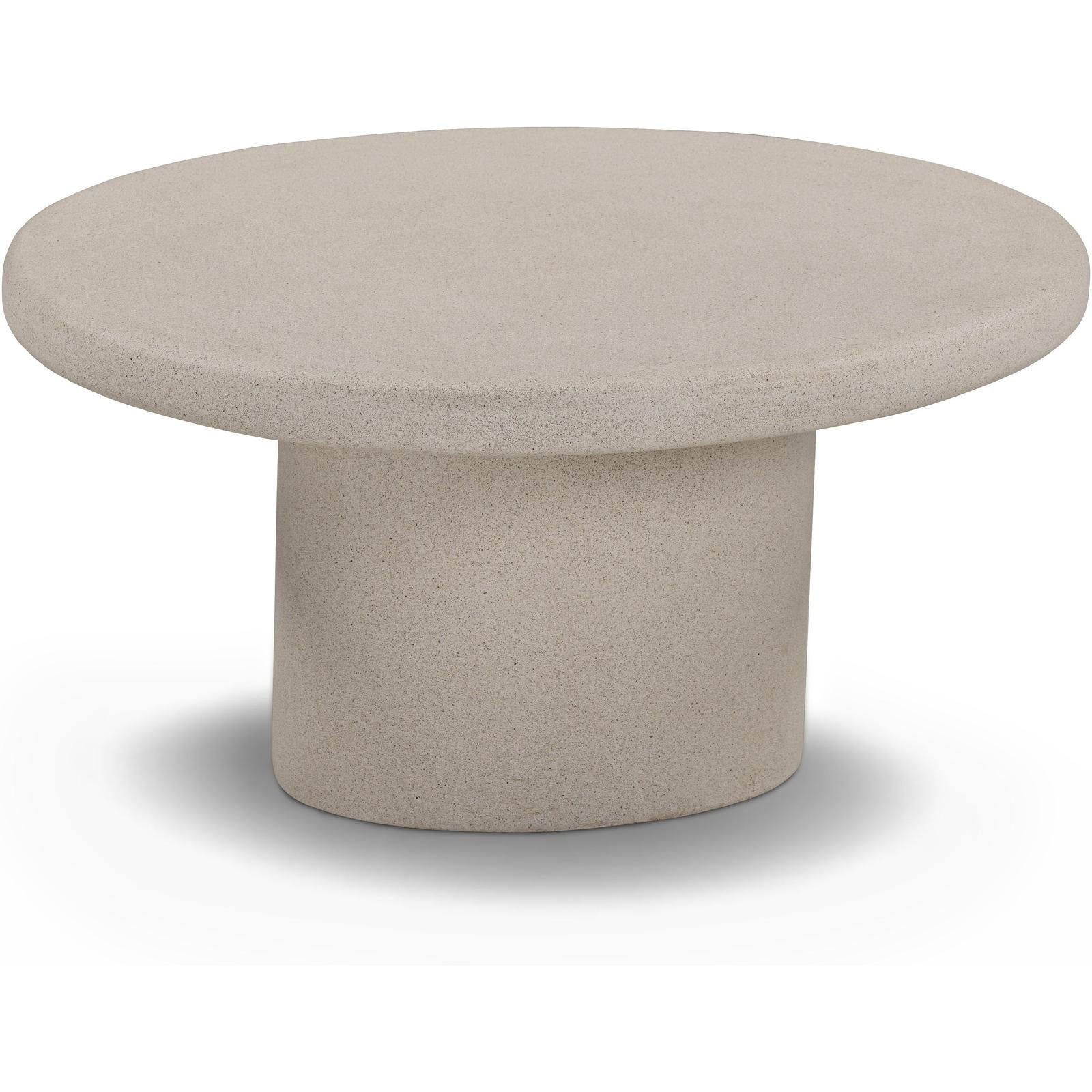 TOV Furniture Jade Concrete Indoor/Outdoor Coffee Table