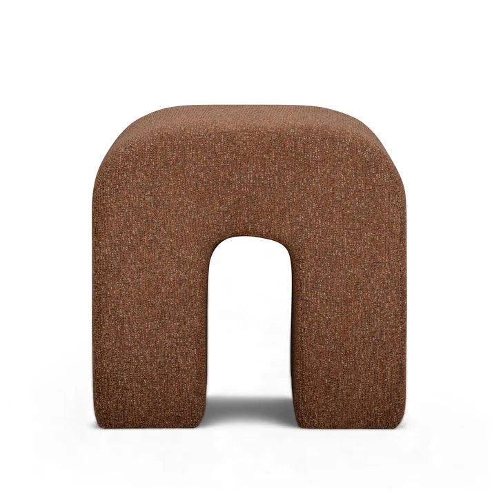 TOV Furniture Desi Woven Performance Fabric Ottoman