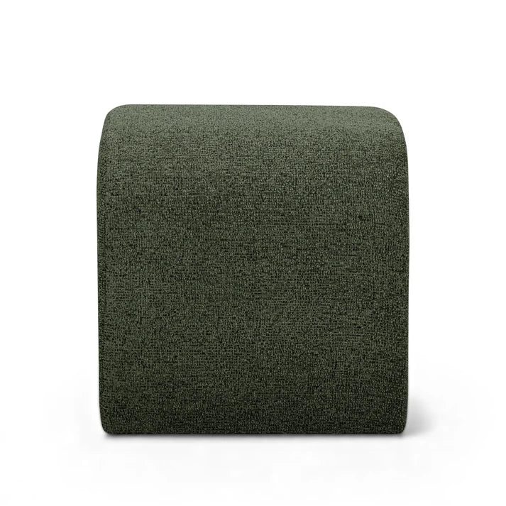 TOV Furniture Desi Woven Performance Fabric Ottoman