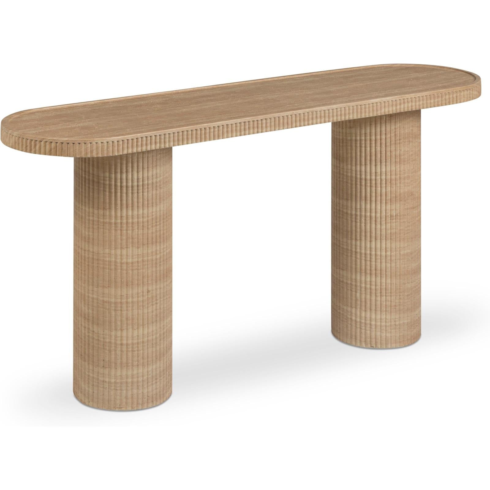 TOV Furniture Darcy Concrete Indoor/Outdoor Console Table