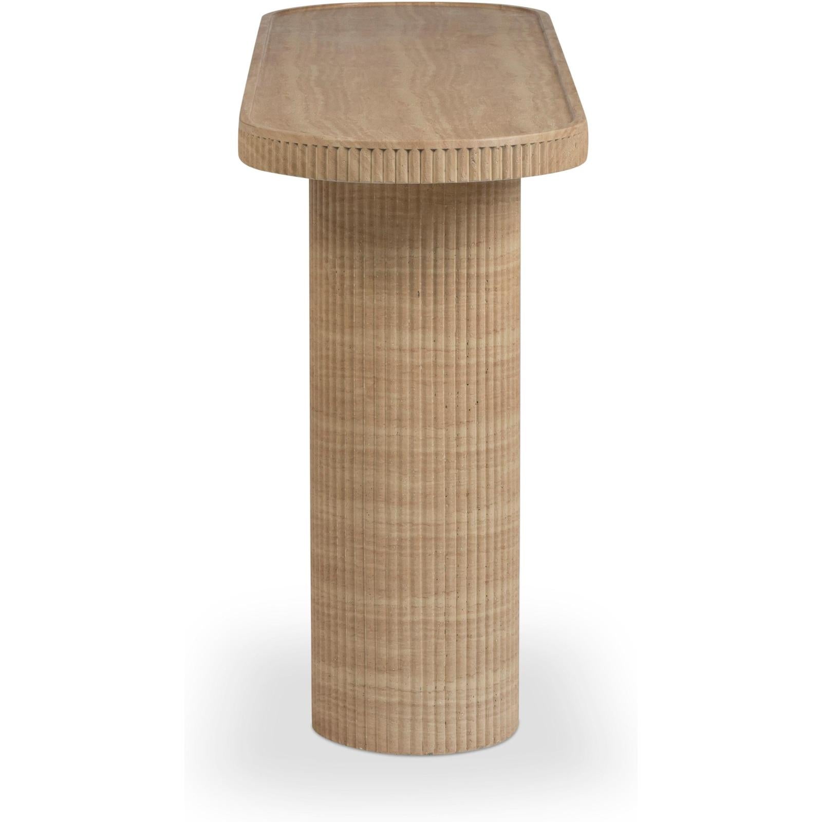TOV Furniture Darcy Concrete Indoor/Outdoor Console Table