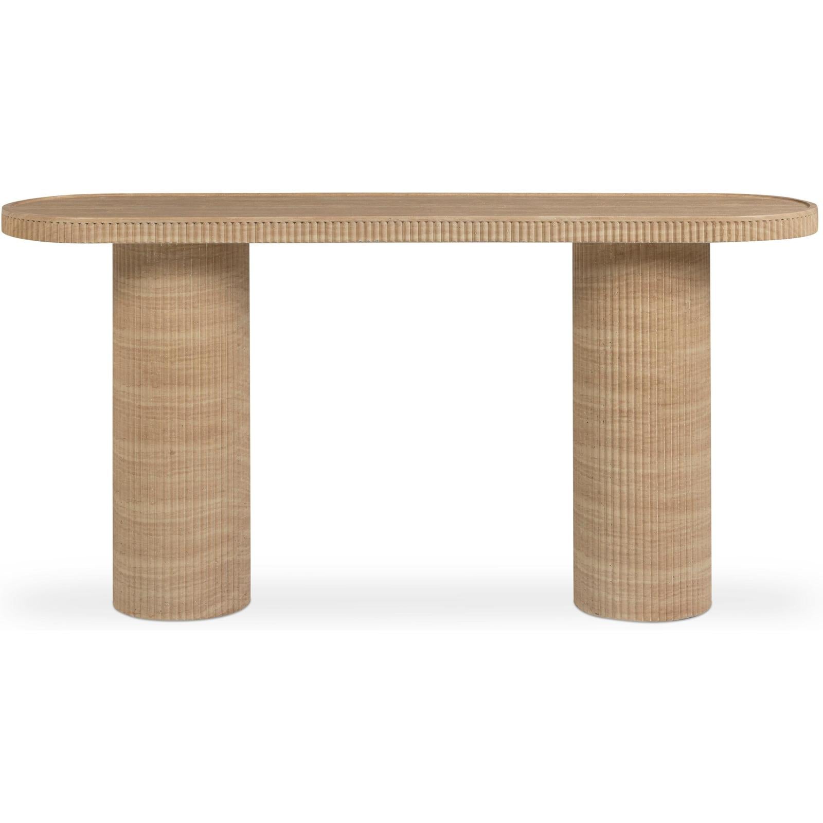TOV Furniture Darcy Concrete Indoor/Outdoor Console Table