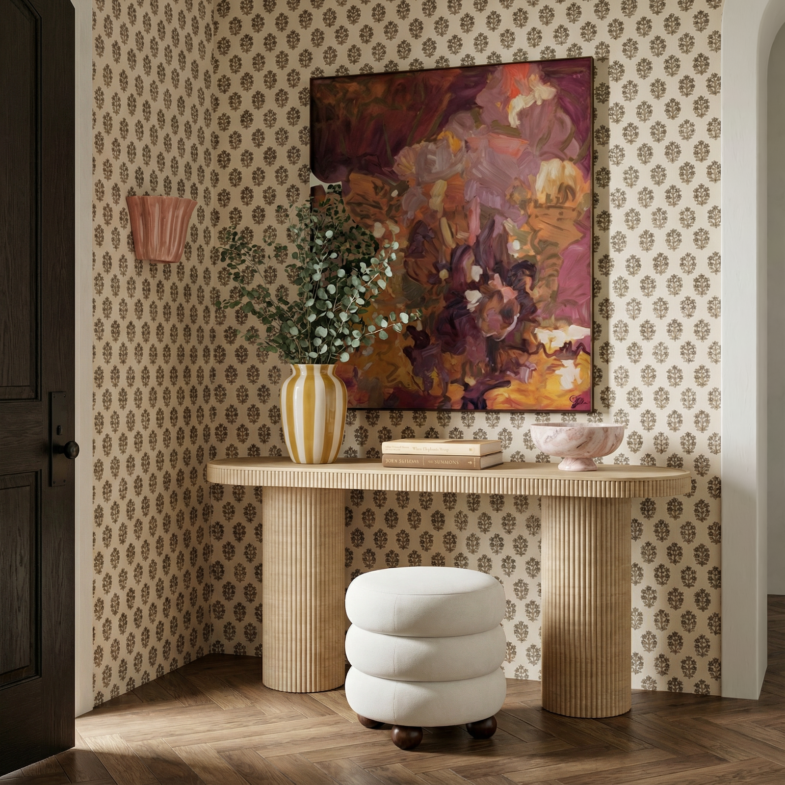TOV Furniture Darcy Concrete Indoor/Outdoor Console Table