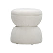 TOV Furniture Tomlin Ruched Performance Fabric Game Ottoman