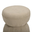 TOV Furniture Tomlin Ruched Performance Fabric Game Ottoman