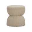 TOV Furniture Tomlin Ruched Performance Fabric Game Ottoman