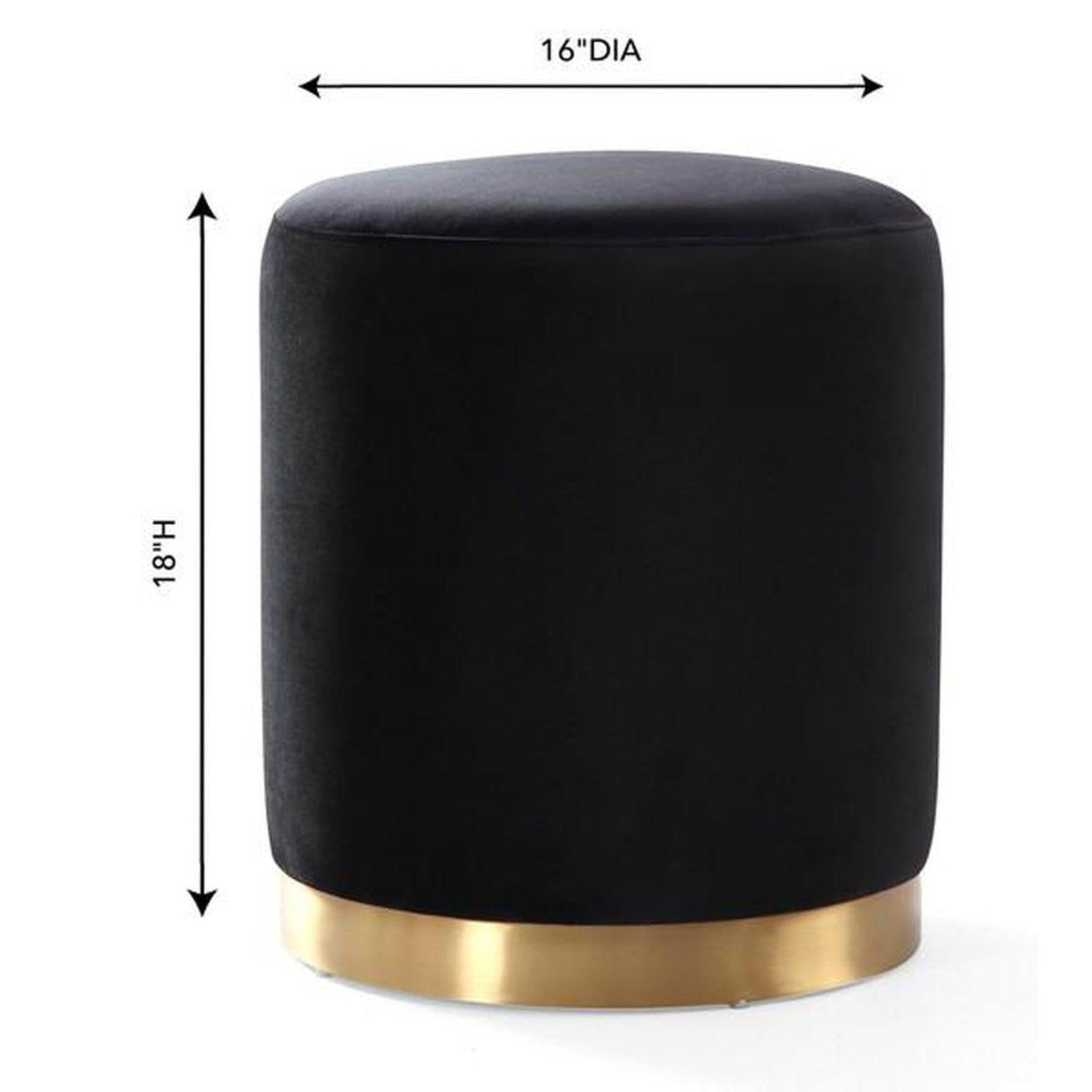 TOV Furniture Opal Ottoman