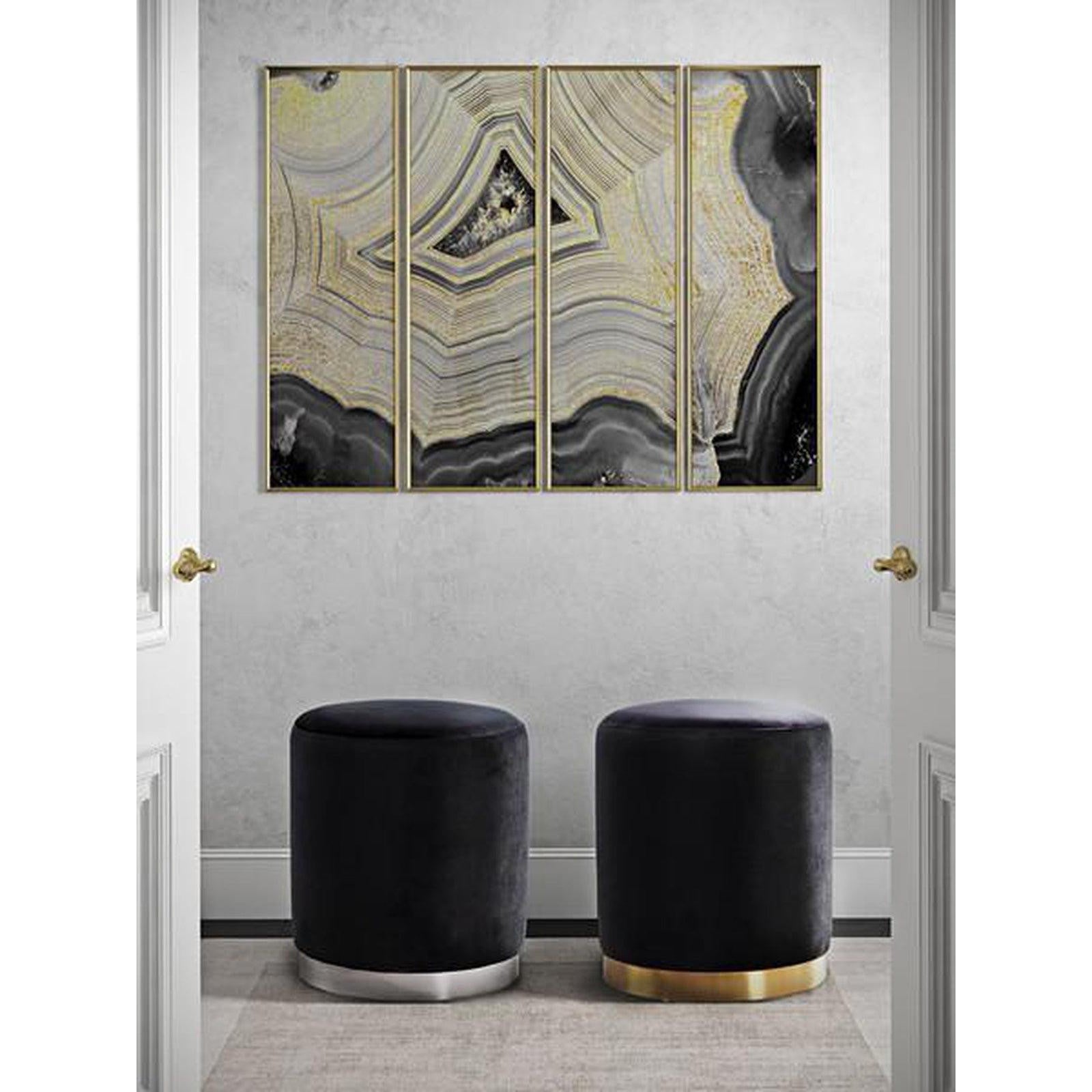 TOV Furniture Opal Ottoman