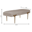 TOV Furniture Brno Velvet Bench