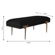 TOV Furniture Brno Velvet Bench