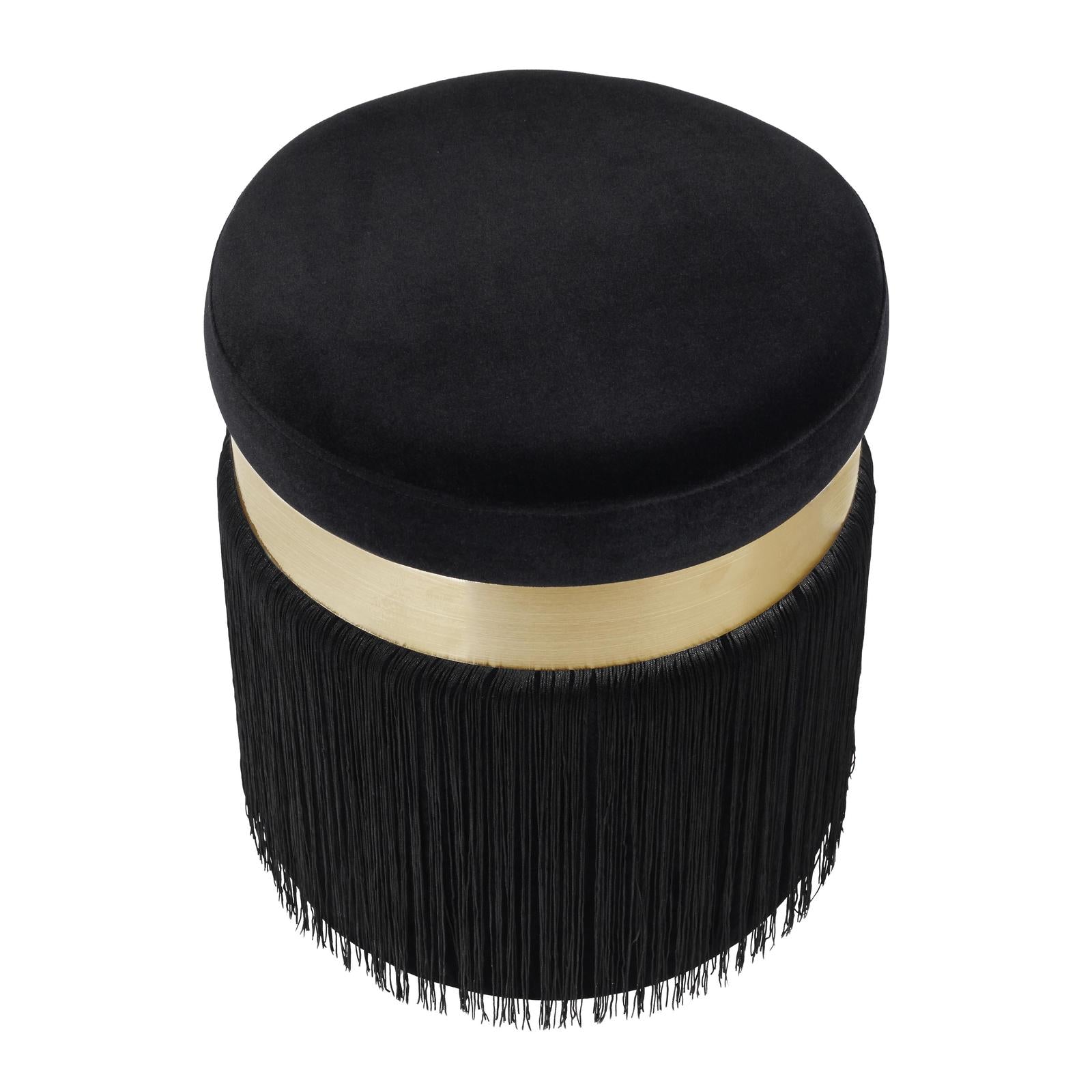 TOV Furniture Melody Tasseled Ottoman