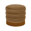 TOV Furniture Lakka Velvet Ottoman