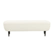 TOV Furniture Denise Cream Boucle Bench