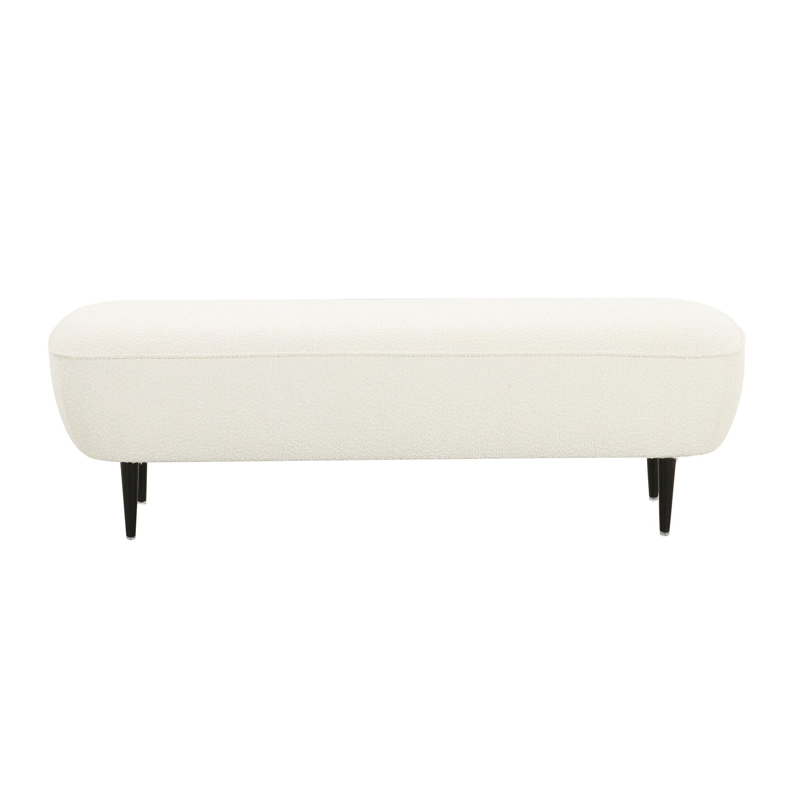 TOV Furniture Denise Cream Boucle Bench