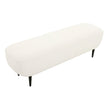 TOV Furniture Denise Cream Boucle Bench