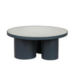TOV Furniture Nautilus Antique Silver Mirrored Coffee Table
