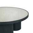 TOV Furniture Nautilus Antique Silver Mirrored Coffee Table