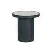 TOV Furniture Nautilus Antique Silver Mirrored Side Table
