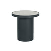 TOV Furniture Nautilus Antique Silver Mirrored Side Table