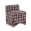 TOV Furniture Pippa Geometric Jacquard Weave Stool
