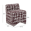 TOV Furniture Pippa Geometric Jacquard Weave Stool