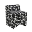 TOV Furniture Pippa Geometric Jacquard Weave Stool