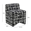 TOV Furniture Pippa Geometric Jacquard Weave Stool