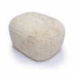 TOV Furniture Britt Contract-Grade Vegan Shearling Ottoman